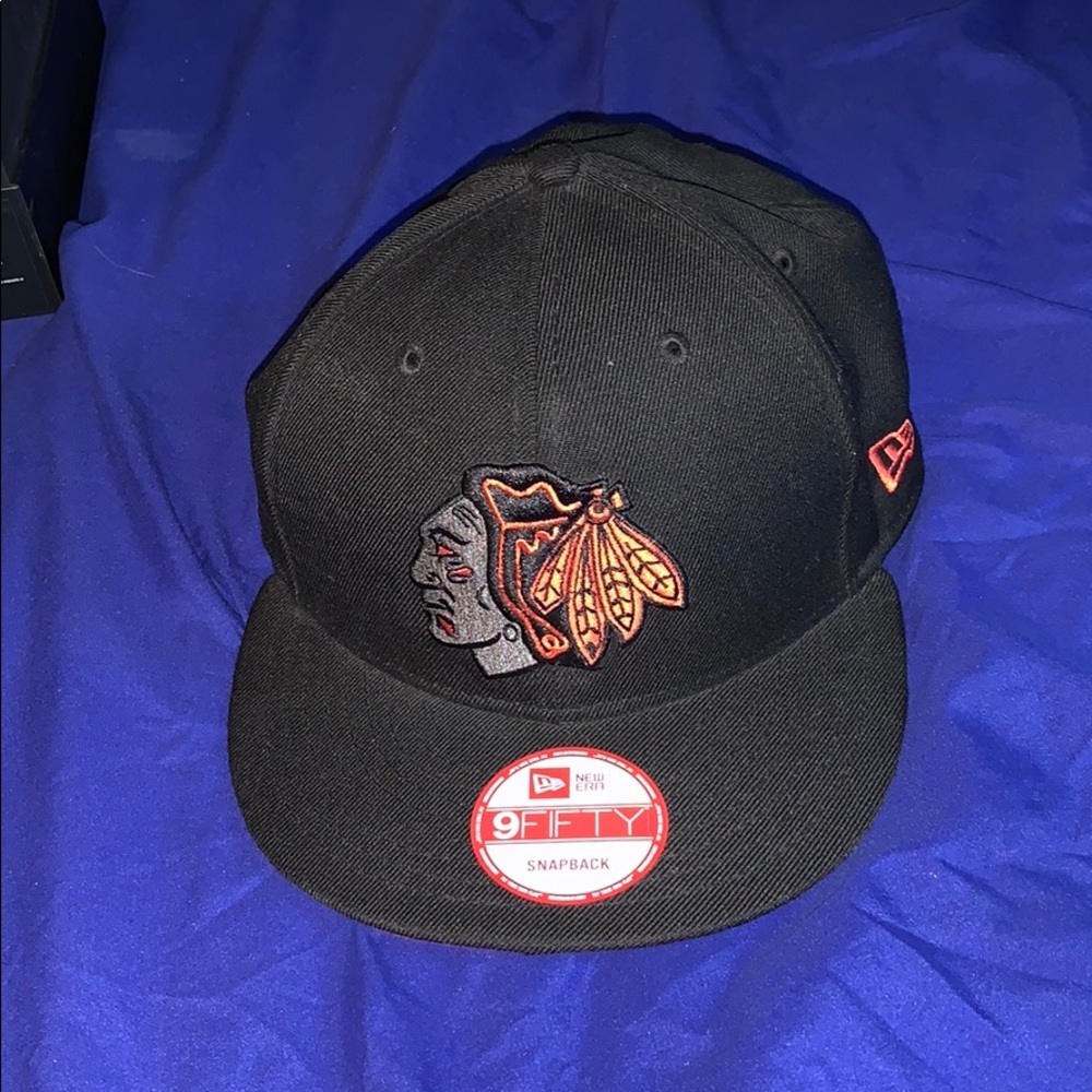 Chicago Blackhawks New Era Snap-back black/red